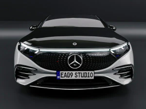 2022 Mercedes Benz EQS 580 3D Model