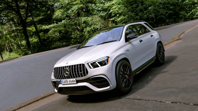 2021 AMG GLE 63 S 4matic Modello 3D .c4d .max .obj .3ds .fbx .stl .blend 