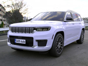 2022 Jeep Grand Cherokee Modelo 3D