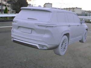 2022 Jeep Grand Cherokee Modelo 3D