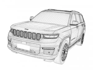 2022 Jeep Grand Cherokee 3D Model