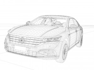 2021 Volkswagen Passat 380 TSI Modèle 3D