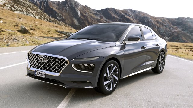 2022 Hyundai Mistra 3D 模型 .c4d .max .obj .3ds .fbx .stl .blend
