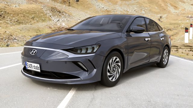 Hyundai Lafesta electric 2021 3D Модель .c4d .max .obj .3ds .fbx .stl .blend 