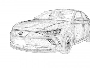 Hyundai Lafesta electric 2021 3D Модель