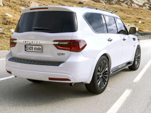 2022 Infiniti QX80 3D Model