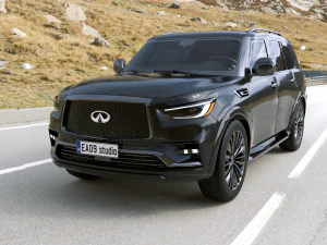 2022 Infiniti QX80 3D Model