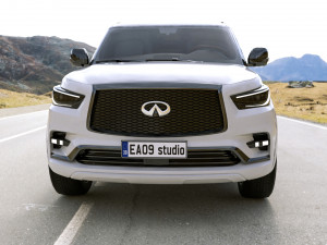 2022 Infiniti QX80 Model 3D