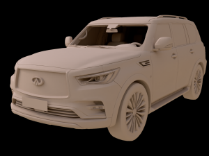 2022 Infiniti QX80 Model 3D