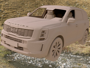 2022 Kia Telluride 3D Model