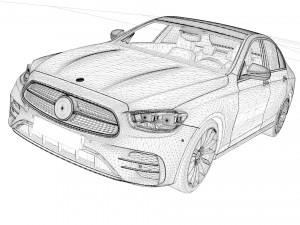 2022 Mercedes-Benz C-class Modello 3D