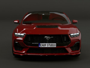 2024 Ford-Mustang GT Modelo 3D