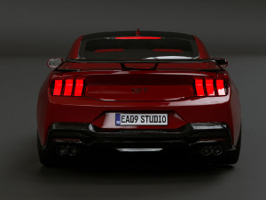 2024 Ford-Mustang GT Modelo 3D