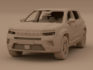 2024 Jeep Avenger Model 3D