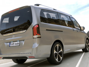 2021 Mercedes Benz EQV 3D Model