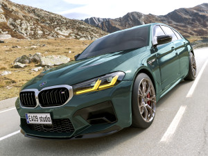 2022 M5 CS 3D 모델