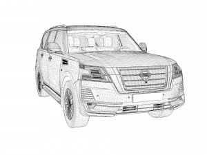 Nissan Patrol Platinum 3D Модель