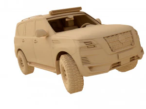 Nissan Patrol 4X4 off-road 3D Model