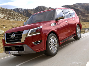 NISSAN ARMADA PLATINUM 3D Model