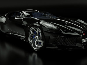 Bugatti La Voiture Noire Modello 3D