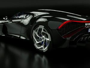 Bugatti La Voiture Noire Modello 3D