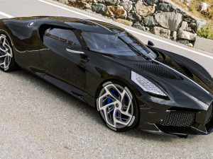Bugatti La Voiture Noire Modello 3D