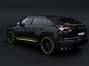 Lamborghinii Urus Graphite Capsule 3D 模型