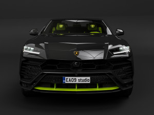 Lamborghinii Urus Graphite Capsule 3D 模型