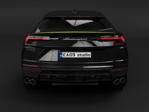 Lamborghinii Urus Graphite Capsule 3D 模型