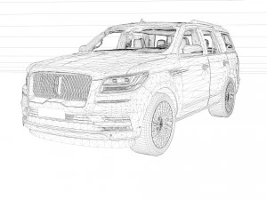 LINCOLN NAVIGATOR 3D Model
