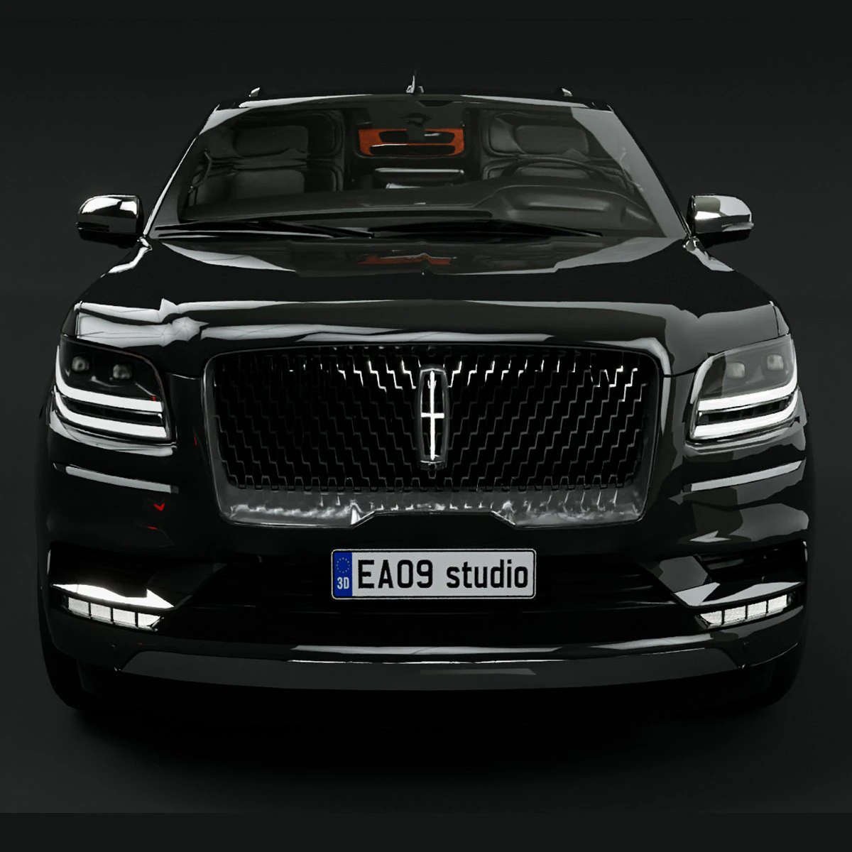 LINCOLN NAVIGATOR 3D Model .c4d .max .obj .3ds .fbx .stl .blend