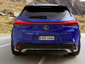 Lexus UX200 F Sport 3D Model