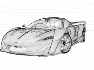 McLaren Sabre 3D 模型
