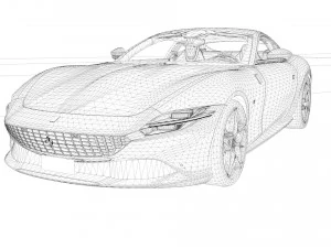 Ferrari Roma 3D Model