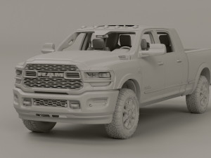 RAM 2500 LIMITED MEGA CAB 3Dモデル