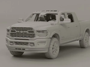RAM 2500 LIMITED MEGA CAB 3D Model