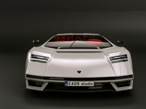Lamborghini-Countach 3D 模型