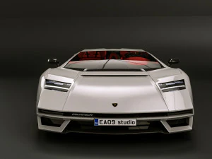 Lamborghini-Countach 3D Model