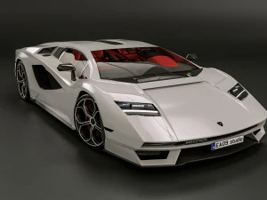 Lamborghini-Countach 3D Model