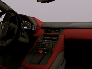 Lamborghini-Countach 3D 模型