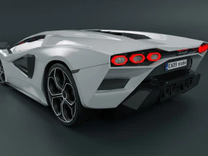 Lamborghini-Countach 3D Model