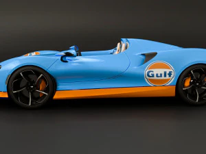 McLaren Elva 3D Model