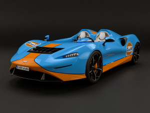 McLaren Elva 3D Модель