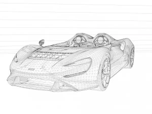 McLaren Elva 3D Model