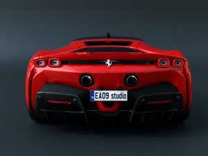 FERRARI SF90 Stradale 3D 模型