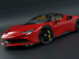 FERRARI SF90 Stradale 3D 模型