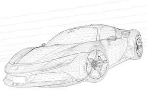 FERRARI SF90 Stradale 3D 模型