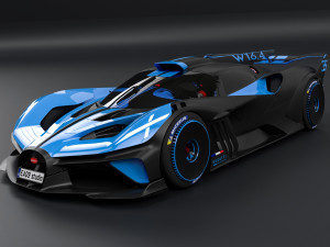 Bugatti Bolide Model 3D