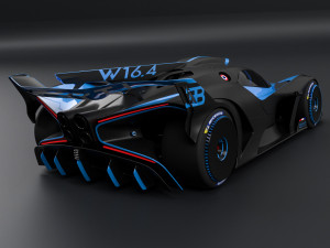Bugatti Bolide Model 3D