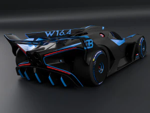 Bugatti Bolide 3D Model